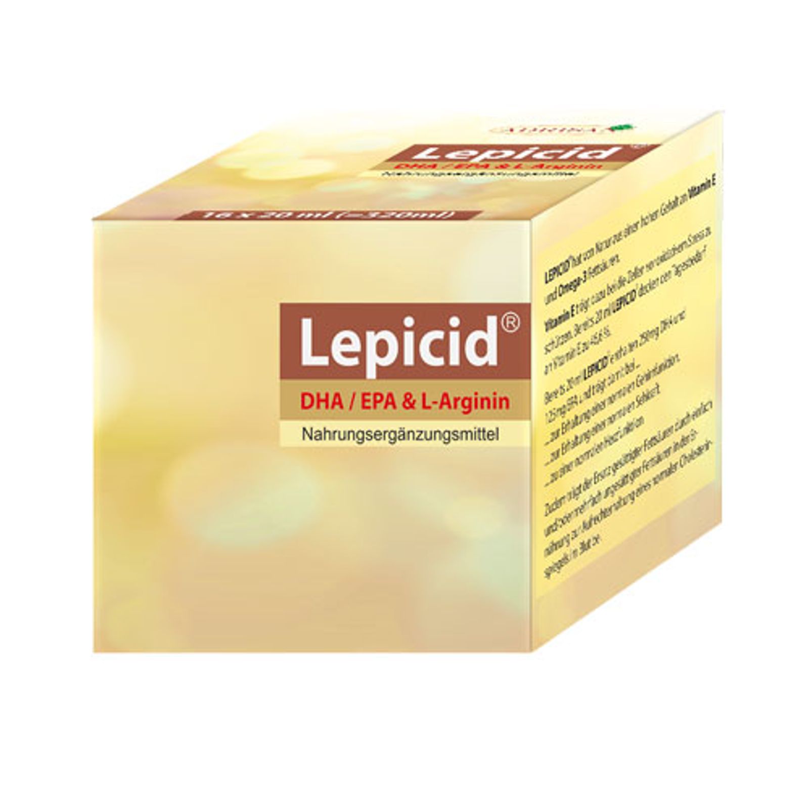 Lepicid® 16 x 20ml -  Ölmischung mit DHA & EPA Nahrungsergänzung
