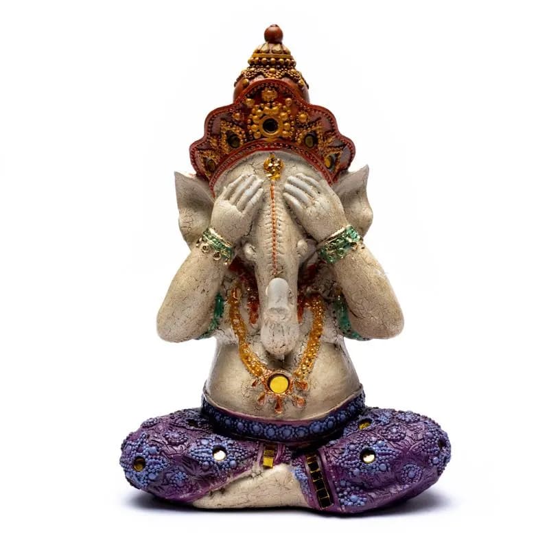 Ganesha Statue Sehen -- 15x10x21cm